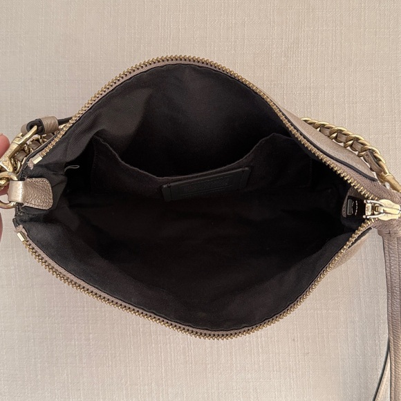 Coach Metallic Taupe Leather Purse - Picture 5 of 5